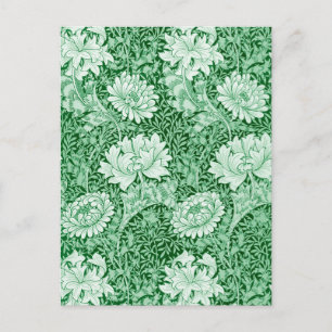 Chrysanthemum Green, William Morris Postcard
