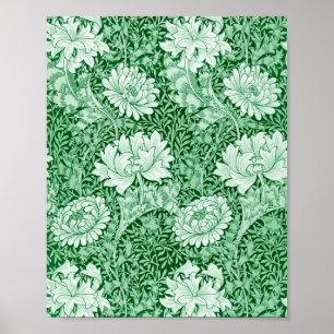 Chrysanthemum Green, William Morris Poster