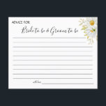 Chrysanthemum greenery Wedding Advice card shower<br><div class="desc">Add your information and for further customisation,  click the link "click to customise further".
~ Check collection for matching games,  invitation,  signs,  and more ~</div>