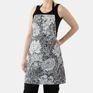Chrysanthemum Grey, William Morris Apron