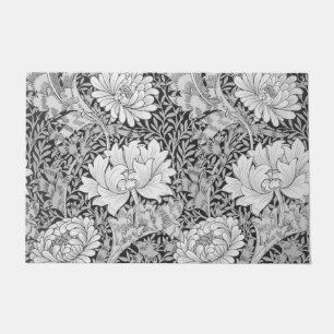Chrysanthemum Grey, William Morris Doormat