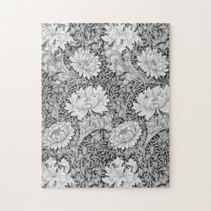Chrysanthemum Grey, William Morris Jigsaw Puzzle