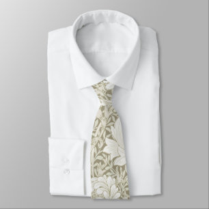 Chrysanthemum Ivory, William Morris Tie