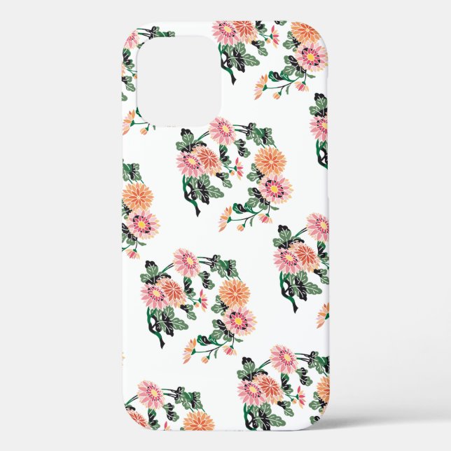Chrysanthemum, Japanese Design Case-Mate iPhone Case (Back)