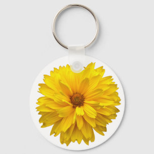 Chrysanthemum Key Ring