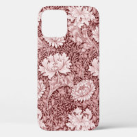 Chrysanthemum Maroon, William Morris
