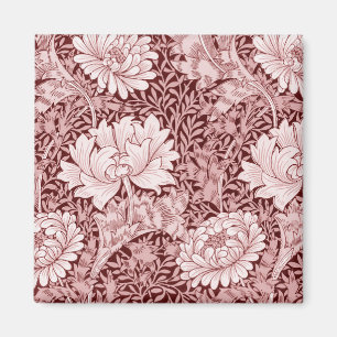 Chrysanthemum Maroon, William Morris Magnet