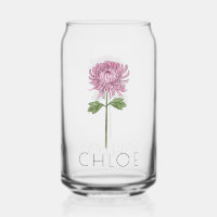 CHRYSANTHEMUM November Birth Flower Custom Name