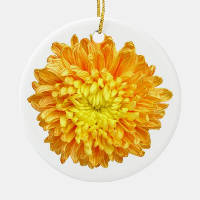 Chrysanthemum ornament (Front)
