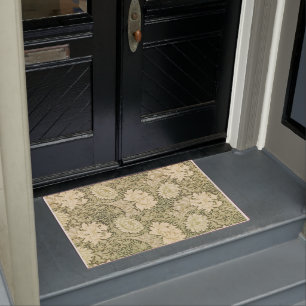 Chrysanthemum Pattern (by William Morris) Doormat