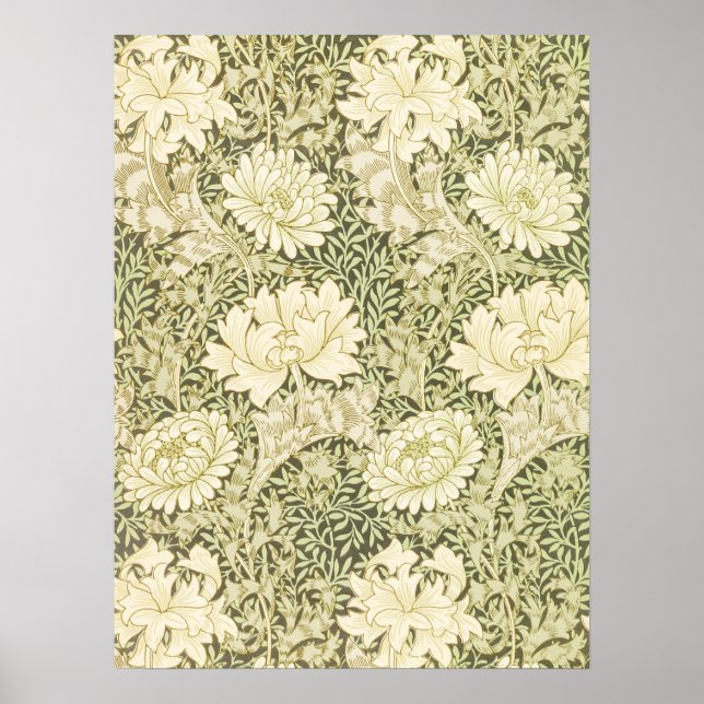 Chrysanthemum Pattern William Morris 1877 Poster (Front)