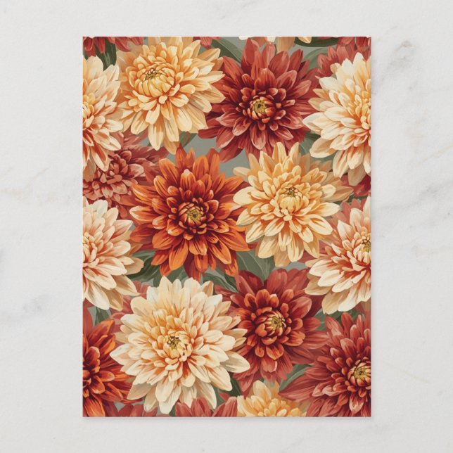 Chrysanthemum Postcard (Front)