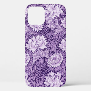 Chrysanthemum Purple, William Morris iPhone 12 Case
