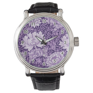 Chrysanthemum Purple, William Morris Watch