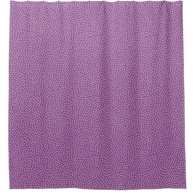 chrysanthemum - shower curtain (Front)