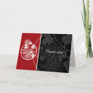 Chrysanthemum Thank You Card