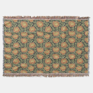 Chrysanthemum  throw blanket