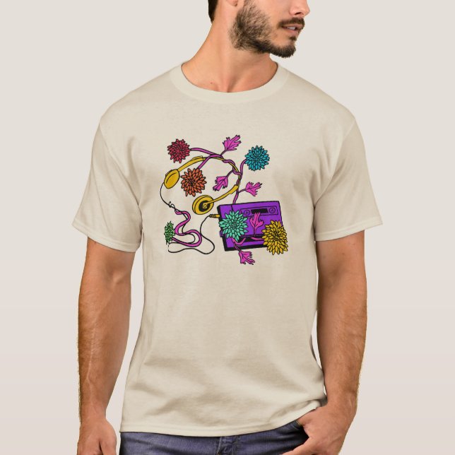 Chrysanthemum Walkman T-Shirt (Front)