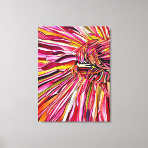 Chrysanthemum watercolor art flower poster canvas print