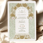 Chrysanthemum Wedding Invitations William Morris<br><div class="desc">Art Nouveau Chrysanthemum wedding invitations by William Morris in a floral, romantic, and whimsical design. Vintage Victorian flourishes complement classic art deco fonts. Please enter your custom information, and you're done. If you wish to change the design further, click the blue "Customise It" button. Thank you so much for considering...</div>