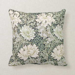 Chrysanthemum, William Morris Cushion