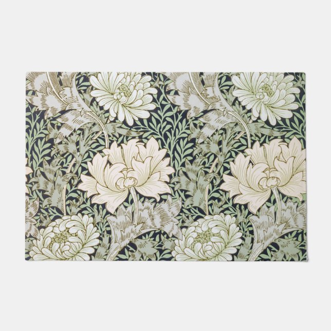 Chrysanthemum, William Morris Doormat (Front)