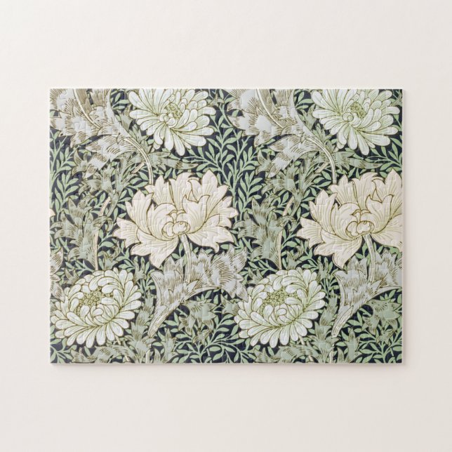 Chrysanthemum, William Morris Jigsaw Puzzle (Horizontal)
