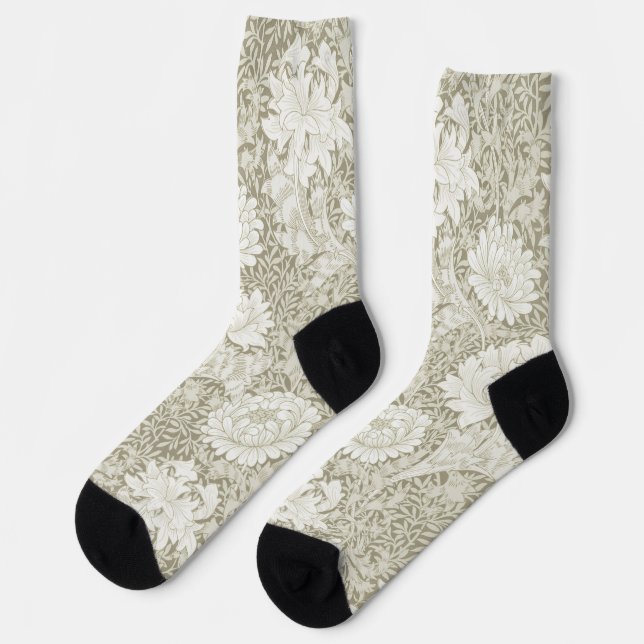 Chrysanthemum, William Morris Socks (Left)