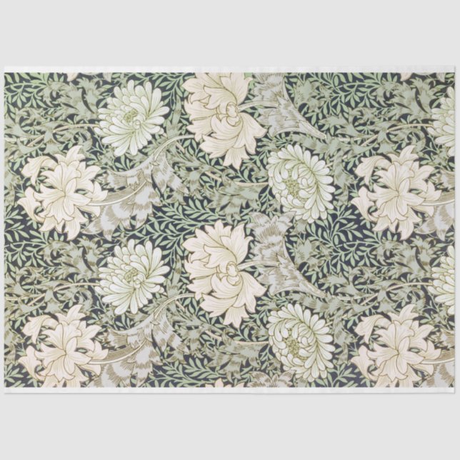 Chrysanthemum, William Morris Tissue Paper (Front)