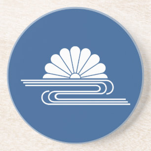 Chrysanthemum with water coaster