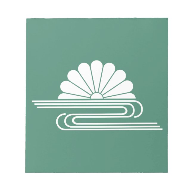 Chrysanthemum with water notepad (Front)