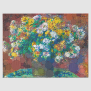 Chrysanthemums by After Pierre-Auguste Renoir Tissue Paper