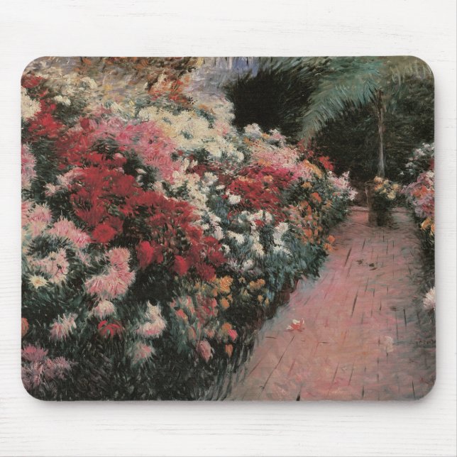 Chrysanthemums by Dennis Bunker Miller, Fine Art Mouse Pad (Front)