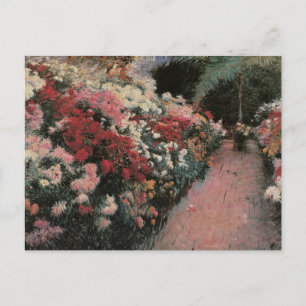Chrysanthemums by Dennis Bunker Miller, Fine Art Postcard