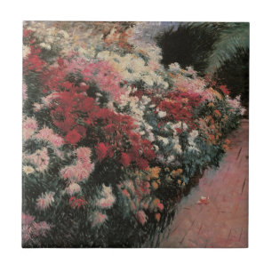 Chrysanthemums by Dennis Bunker Miller, Fine Art Tile