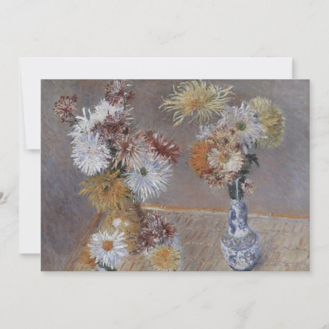 Chrysanthemums by Gustave Caillebotte (Front)