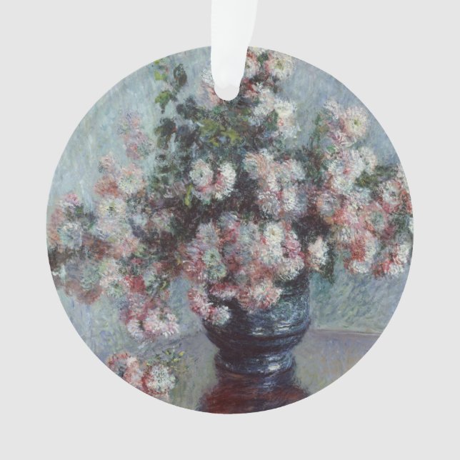 Chrysanthemums Ornament (Front)