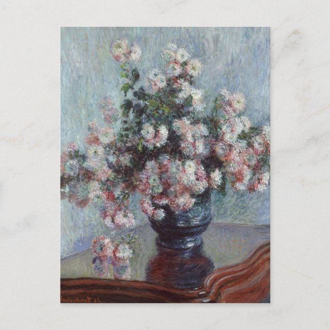 Chrysanthemums Postcard (Front)