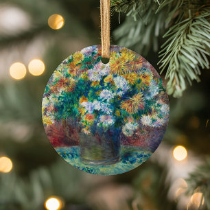 Chrysanthemums   Renoir Ceramic Tree Decoration