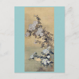 Chrysanthemums Ukiyoe Postcard