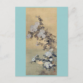 Chrysanthemums Ukiyoe Postcard