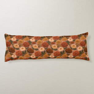Chrysanths Botanical Home Decor Victorian Bed Body Cushion