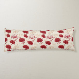 Chrysanths Nature French Country Botanical Pregnan Body Cushion