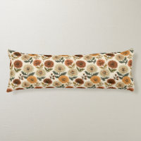 Chrysanths Print Modern Farmhouse Botanical Couch