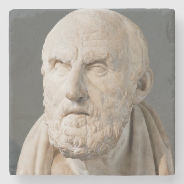 CHRYSIPPUS STONE MARBLE STATUE COASTER (Front)