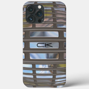 Chrysleen  Modern Monogram iPhone 13 Pro Max Case