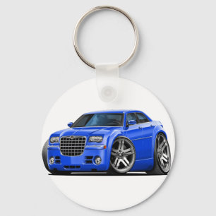 Chrysler 300 Blue Car Key Ring