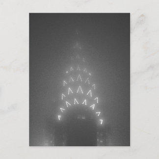 Chrysler Buiding in Fog Postcard