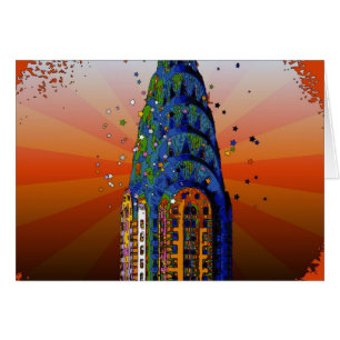 Chrysler Building #5 - Psychedelic Style