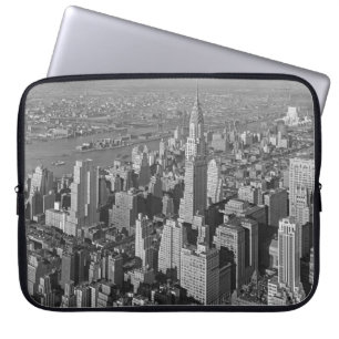 Chrysler Building and Queensboro Bridge NYC 1932 Laptop Sleeve